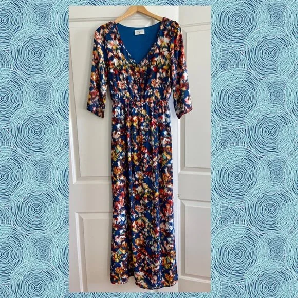 chinese dress ladies Everly: Abigail Maxi Dress, Purple